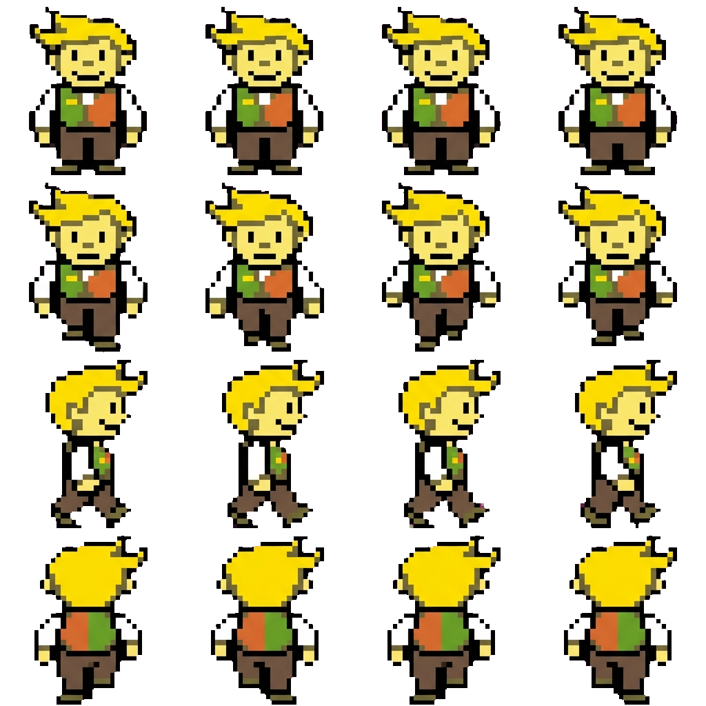Flowery movement sprite