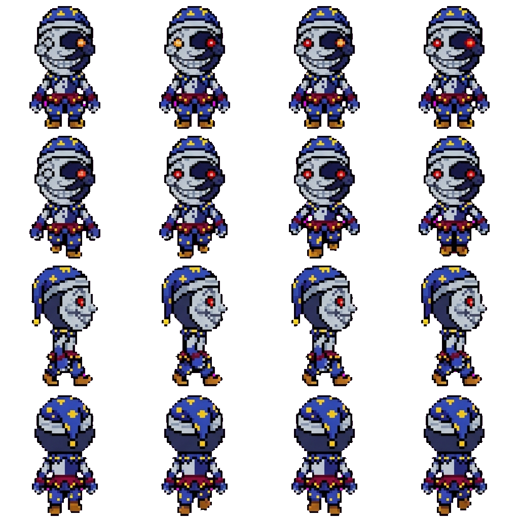 Moon drops movement sprite