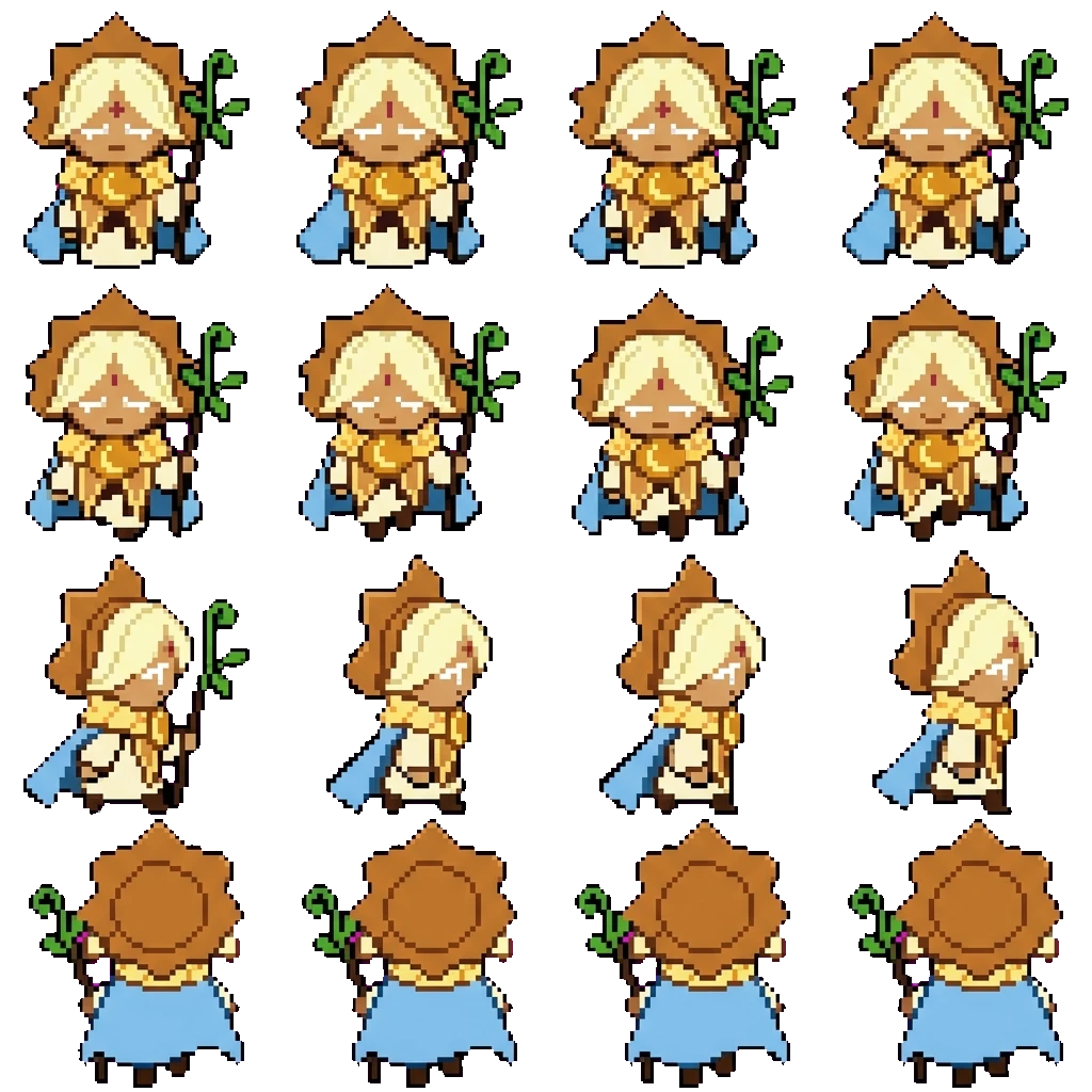 Pure plush cookie movement sprite