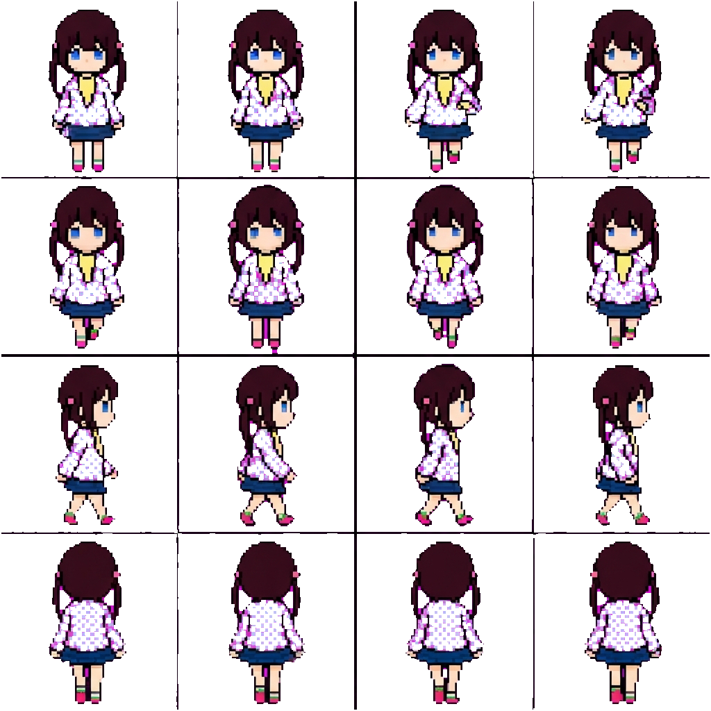Mio movement sprite