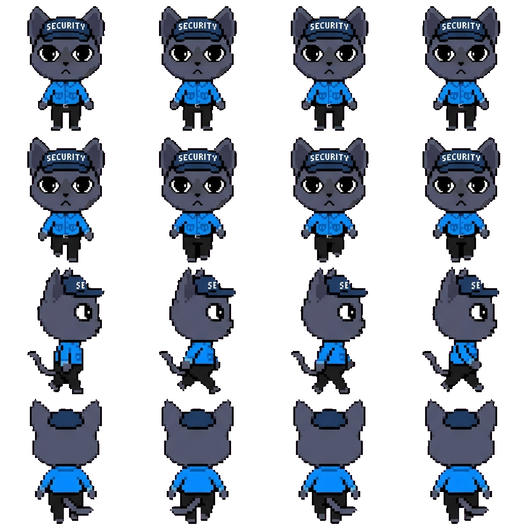 Security movement sprite