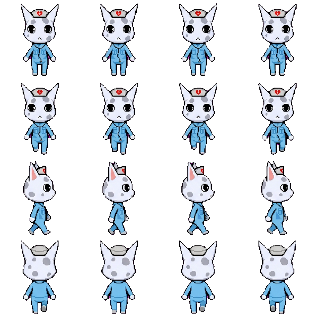 Head nurse movement sprite