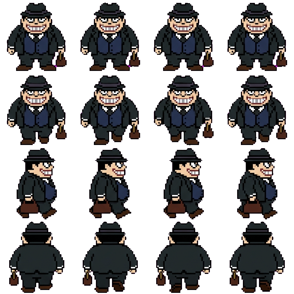 Moguro Fukuzou movement sprite
