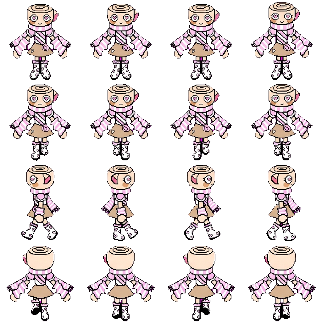 Melanie movement sprite