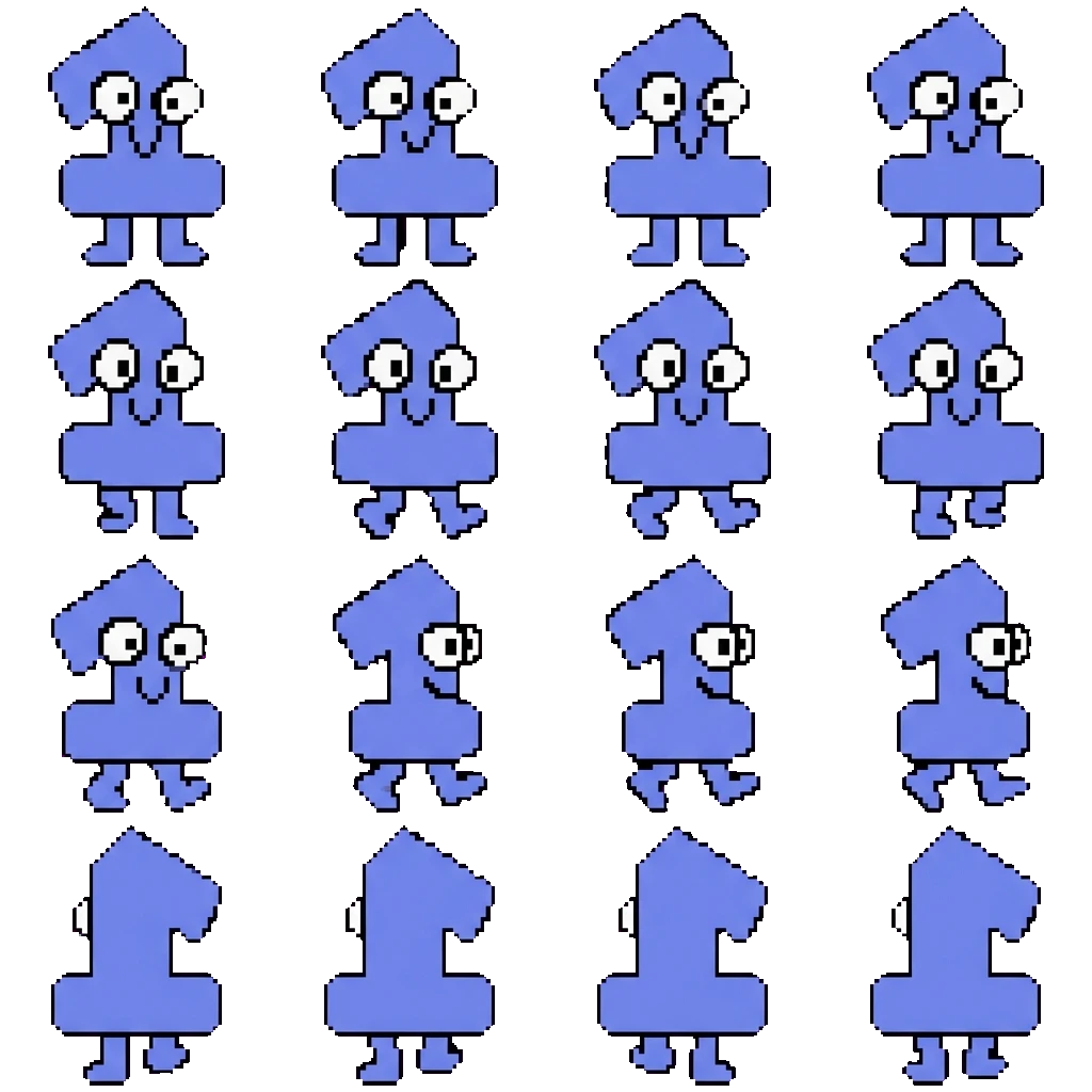 One movement sprite