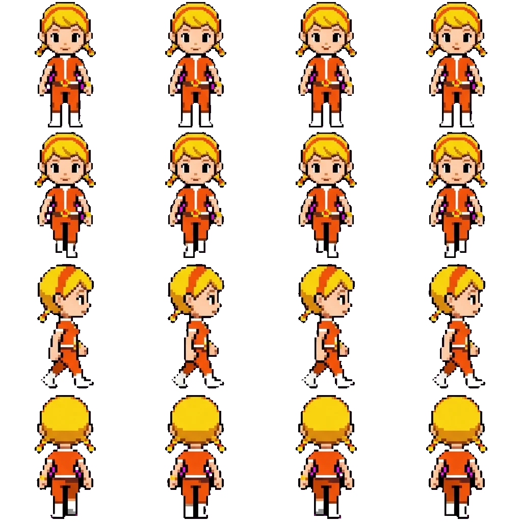 Jin movement sprite