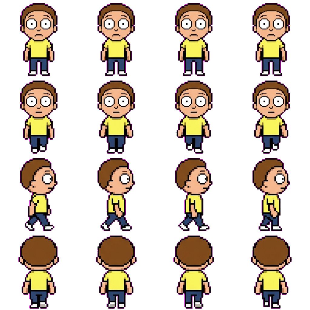 Morty movement sprite