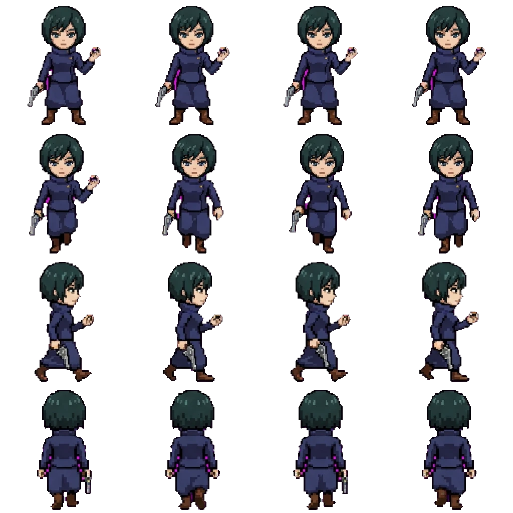Mai movement sprite