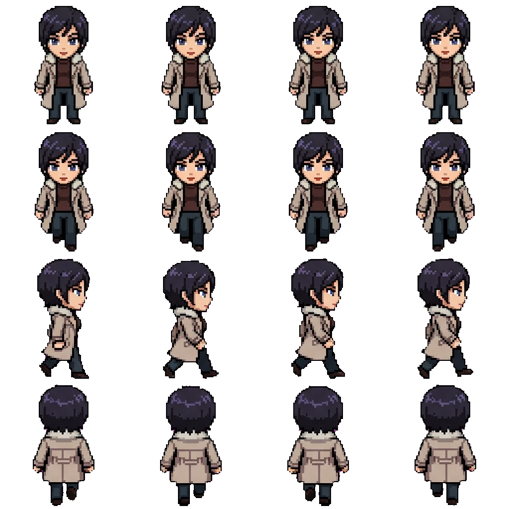 Kiyomi Takada movement sprite