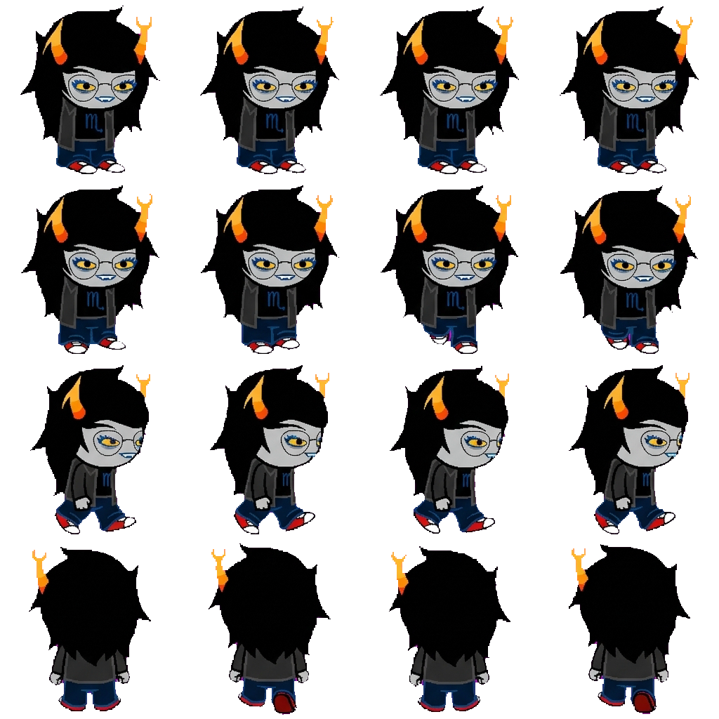 Vriska Serket movement sprite