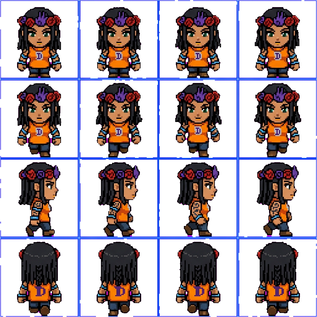 Dragona Joestar movement sprite