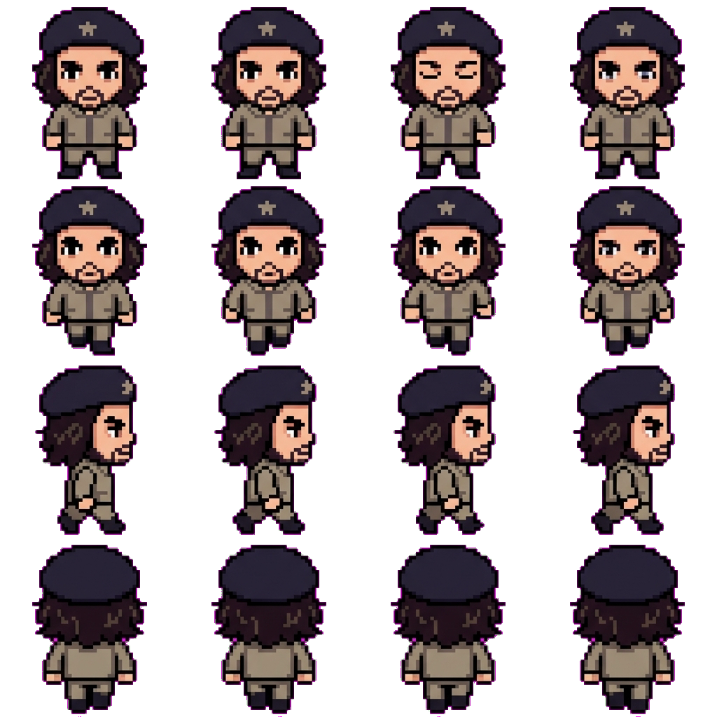 Che Guvera movement sprite