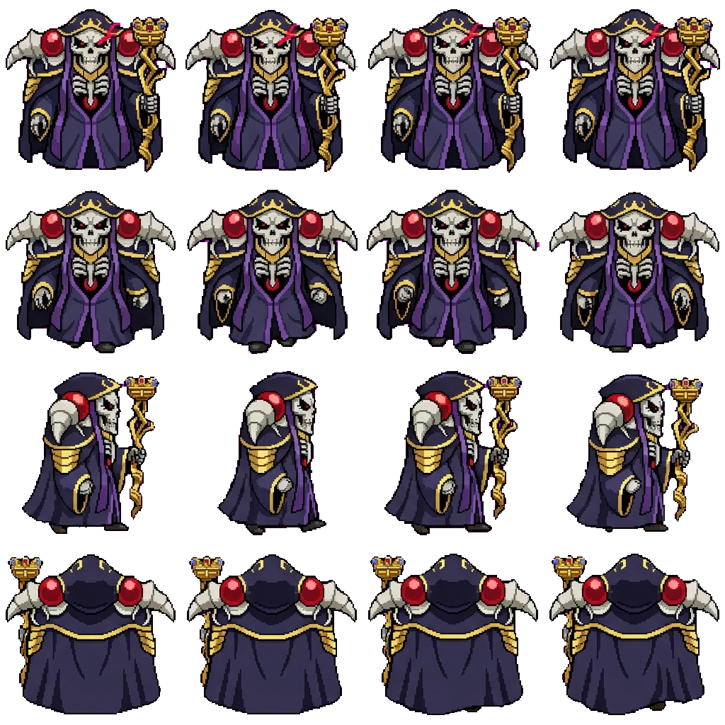 Lord Ainz movement sprite