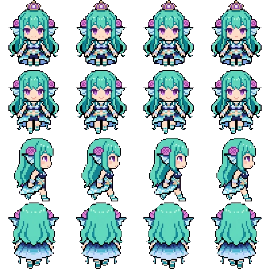 Finana Ryugu movement sprite