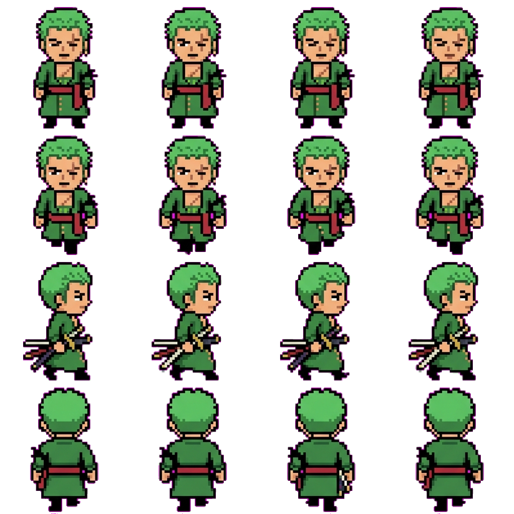 Zoro movement sprite