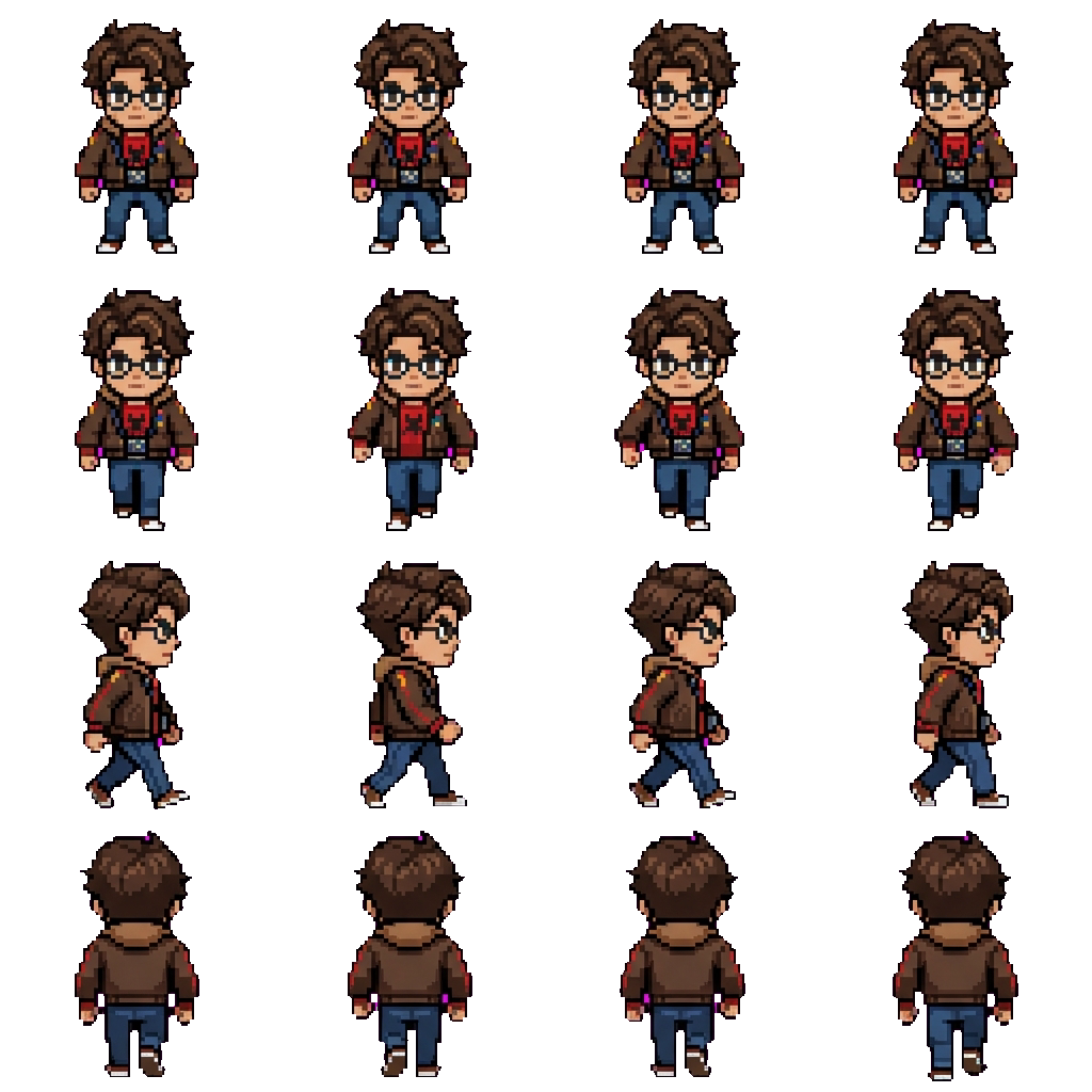 Peter Parker movement sprite