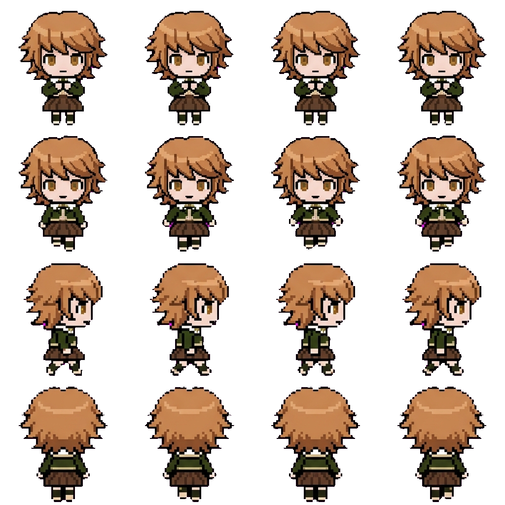 Chihiro fushisaki movement sprite