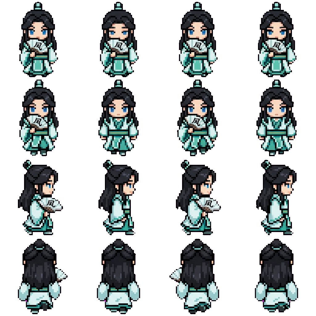 Shi Qingxuan movement sprite