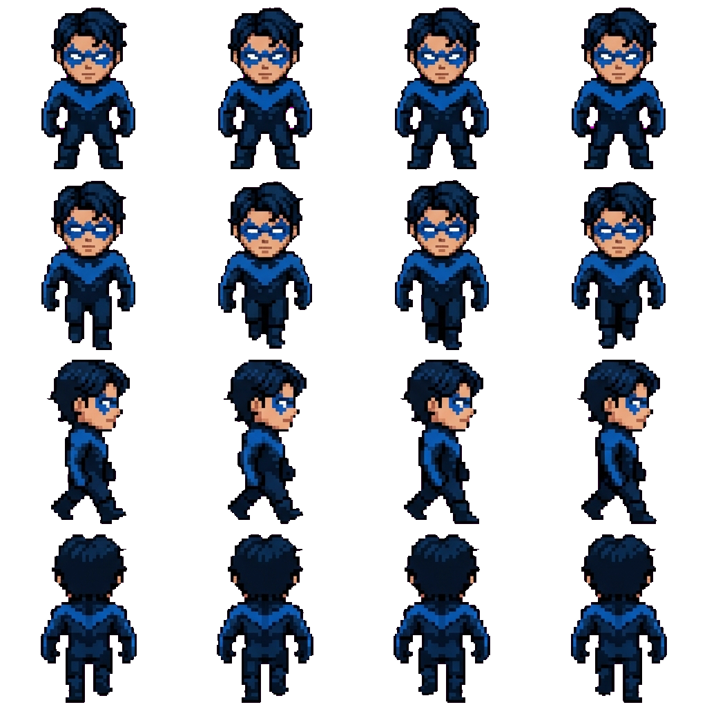 Dick Grayson / Nightwing movement sprite