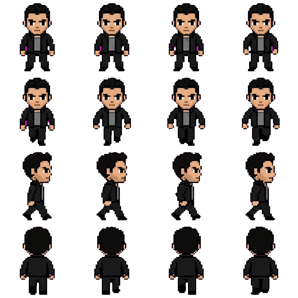 Dean movement sprite