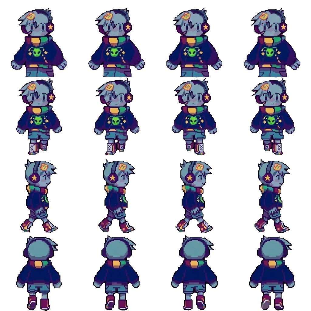 The Player movement sprite