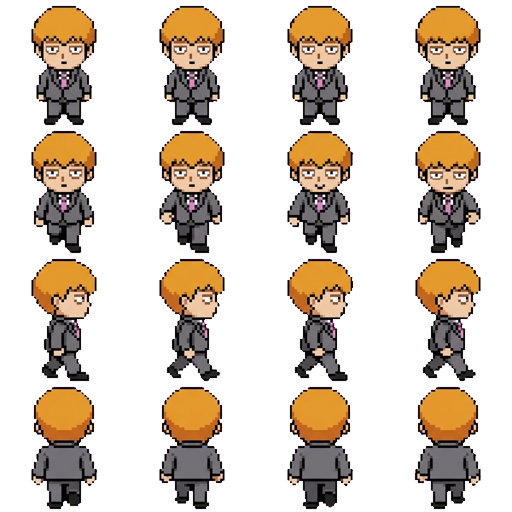Reigen Arataka movement sprite