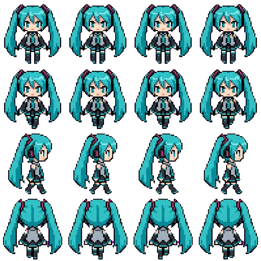 Miku movement sprite
