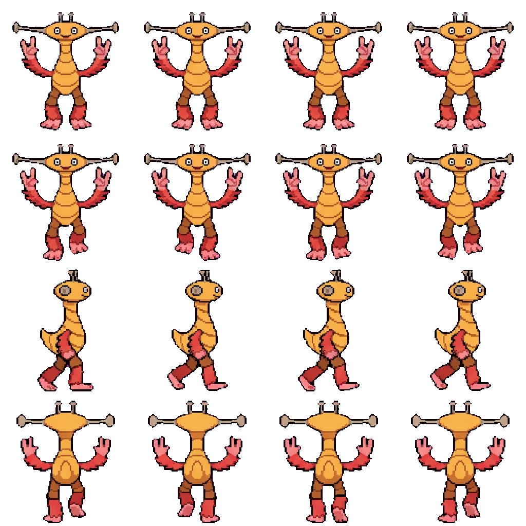 Piplash movement sprite