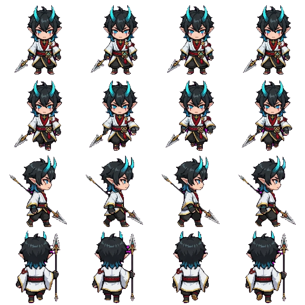 Kaito movement sprite