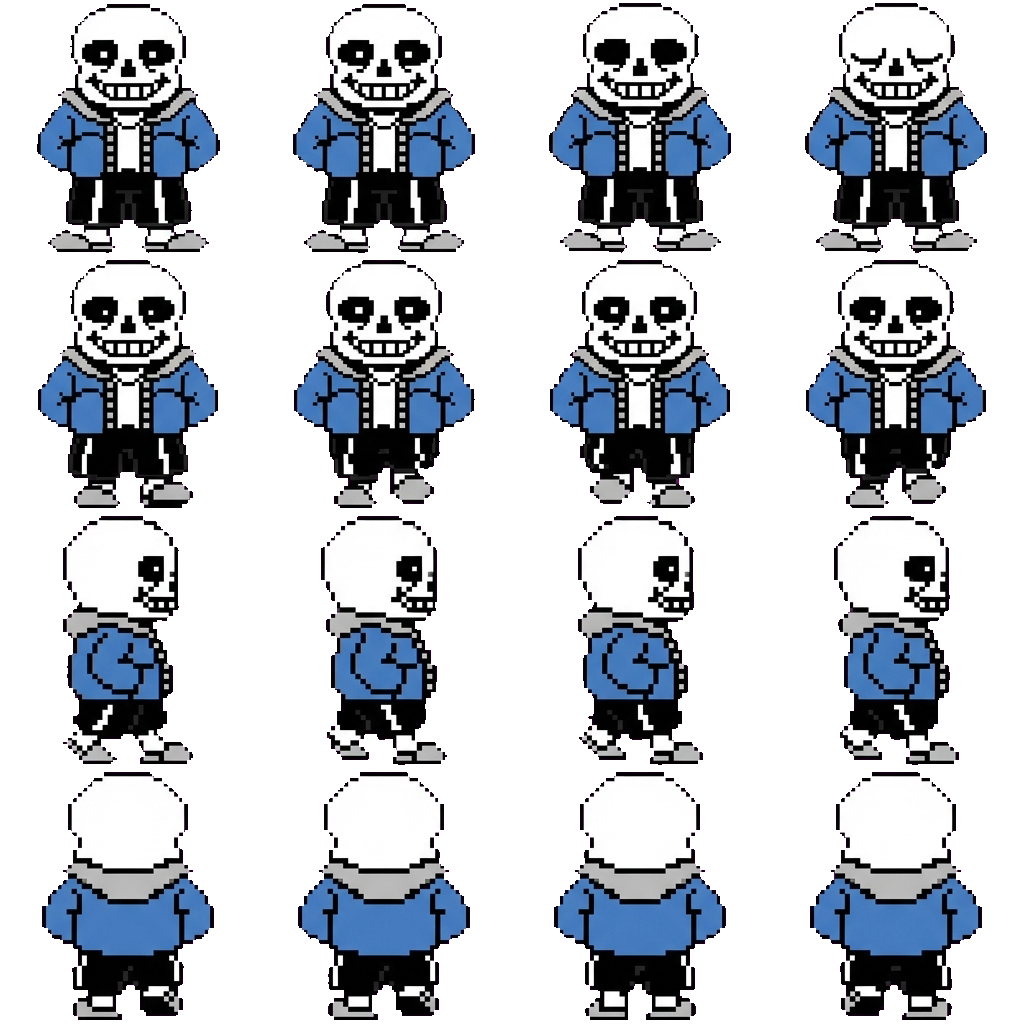 Sans movement sprite