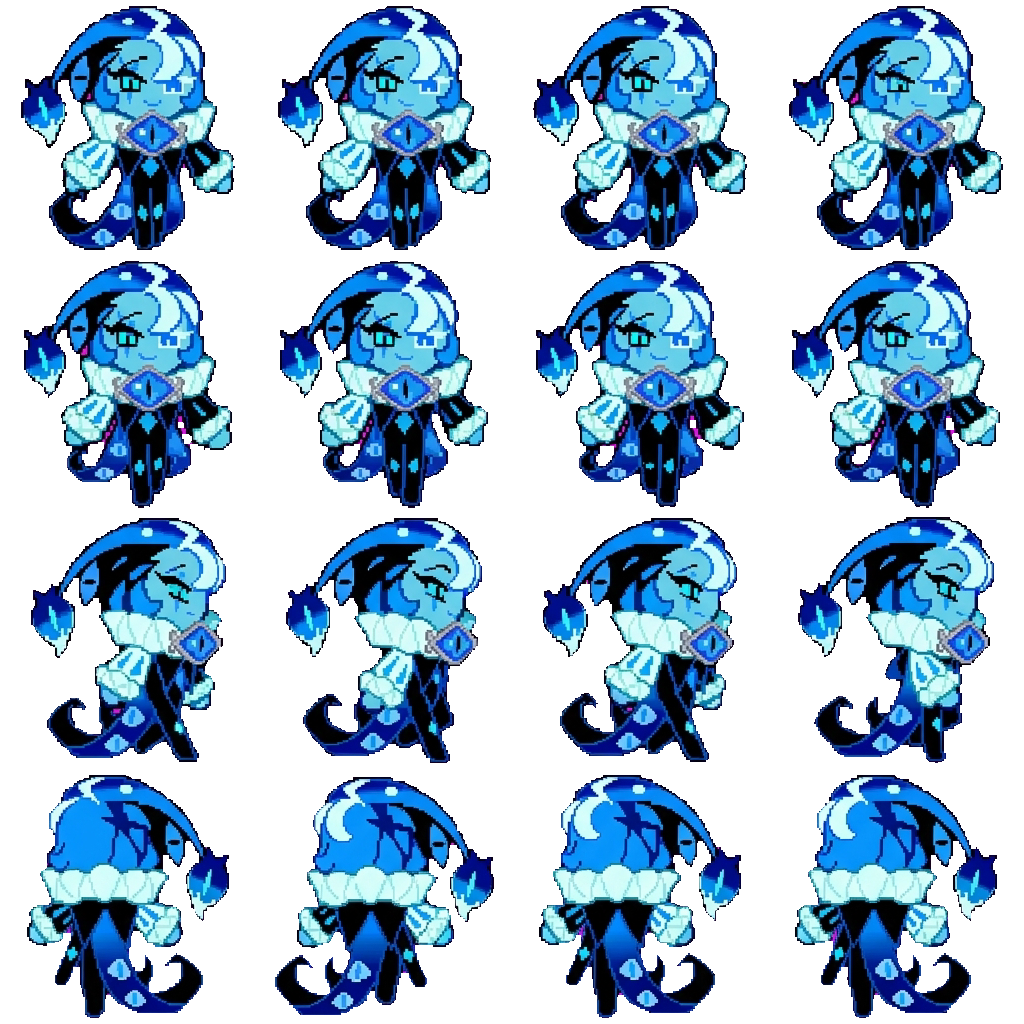 Shadow Milk Cookie movement sprite