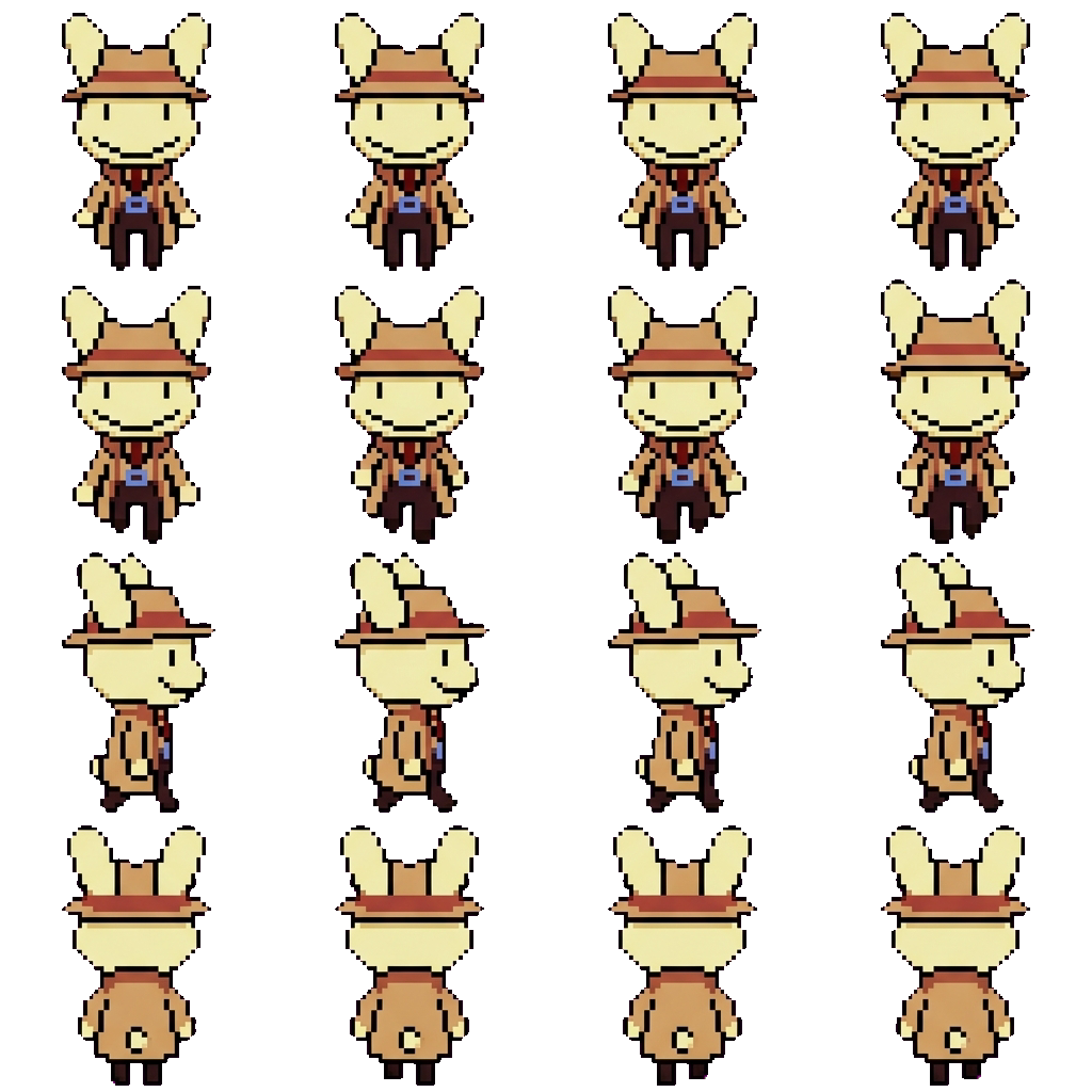 Detective intern movement sprite