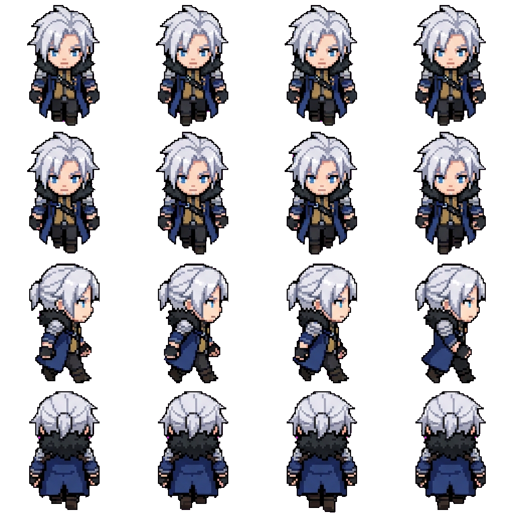Siegfried Kaslana movement sprite