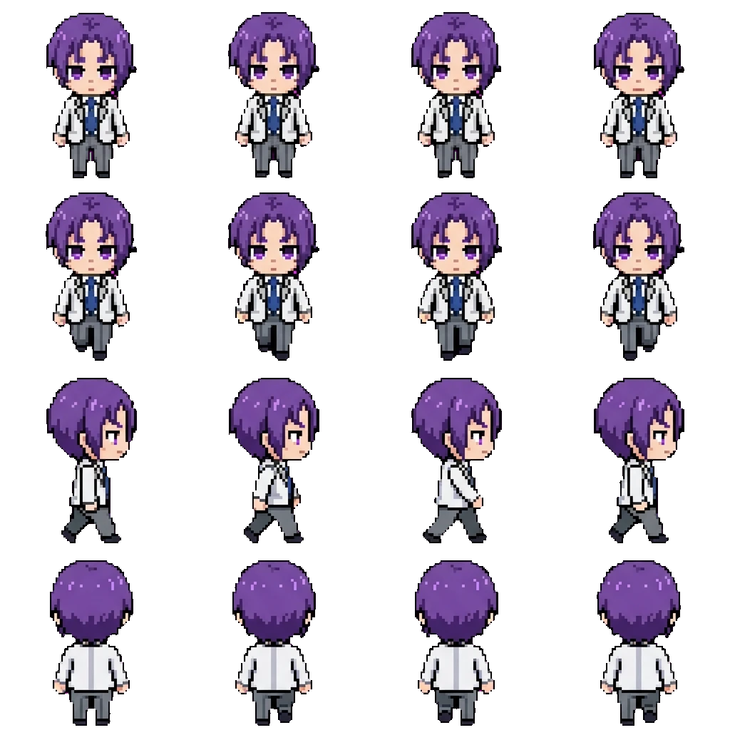 Reo Mikage movement sprite