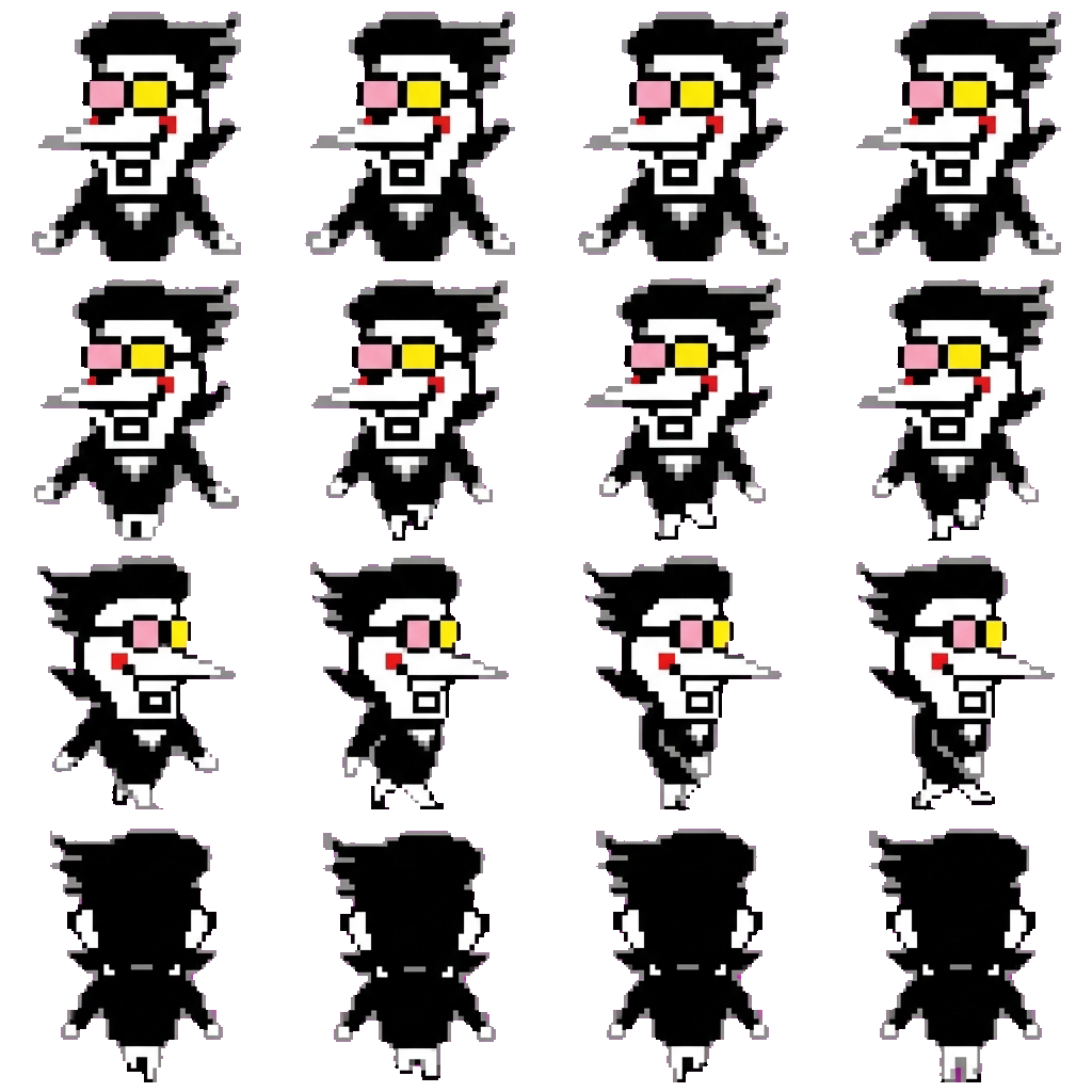 Spamton movement sprite