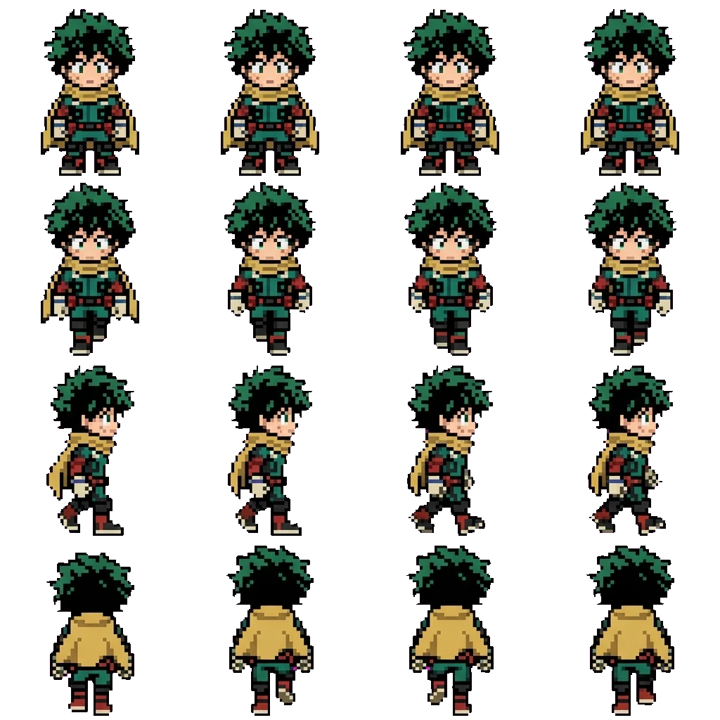 Izuku movement sprite