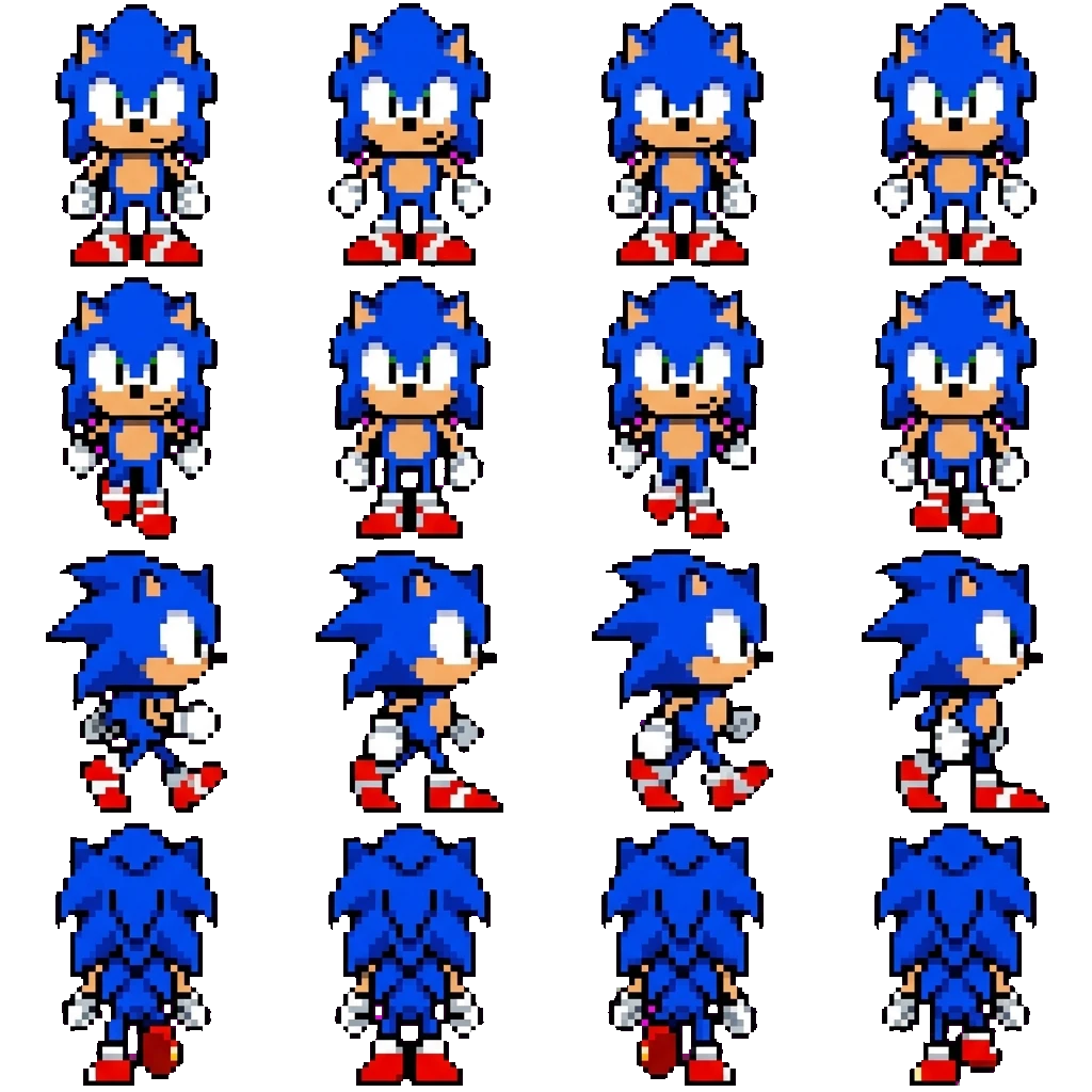 Sonic movement sprite