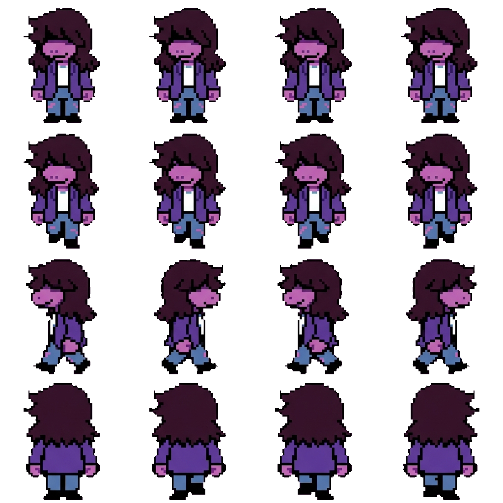 Susie movement sprite