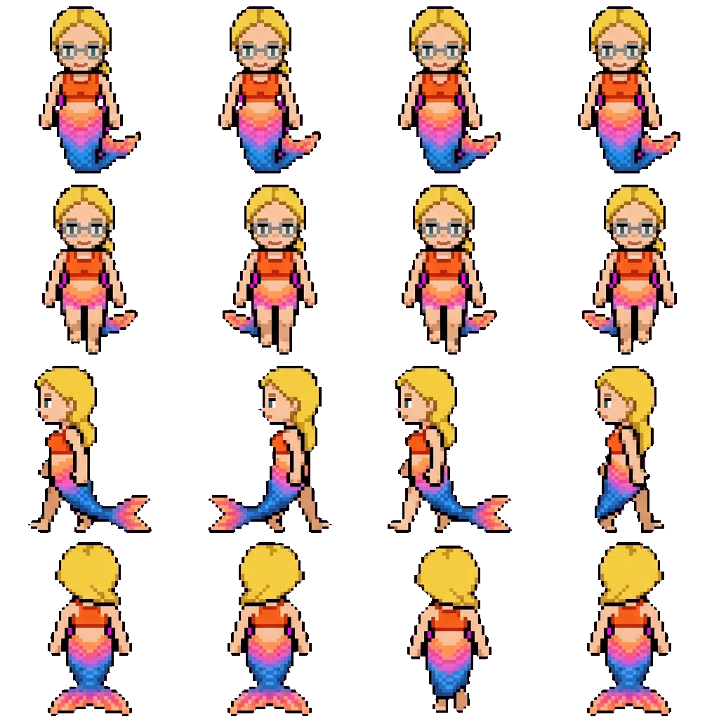 Coral movement sprite