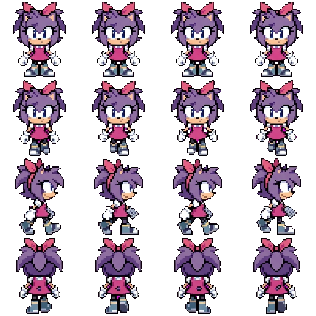 Belle movement sprite
