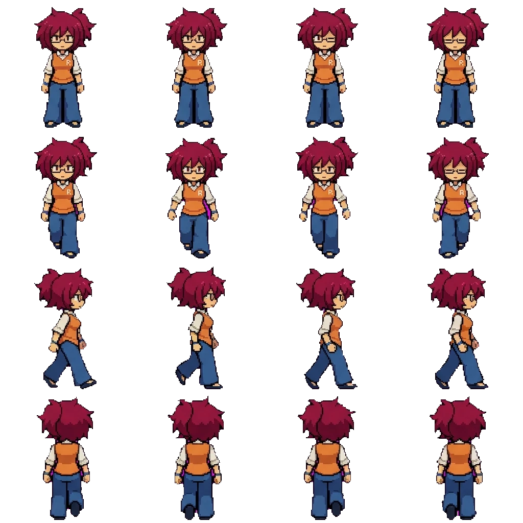 Jane doe movement sprite