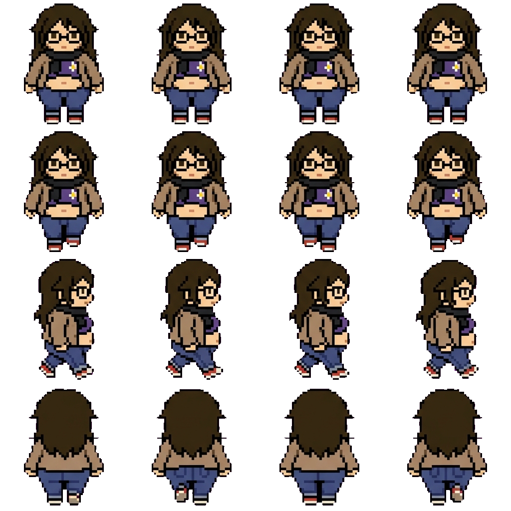 Saori movement sprite