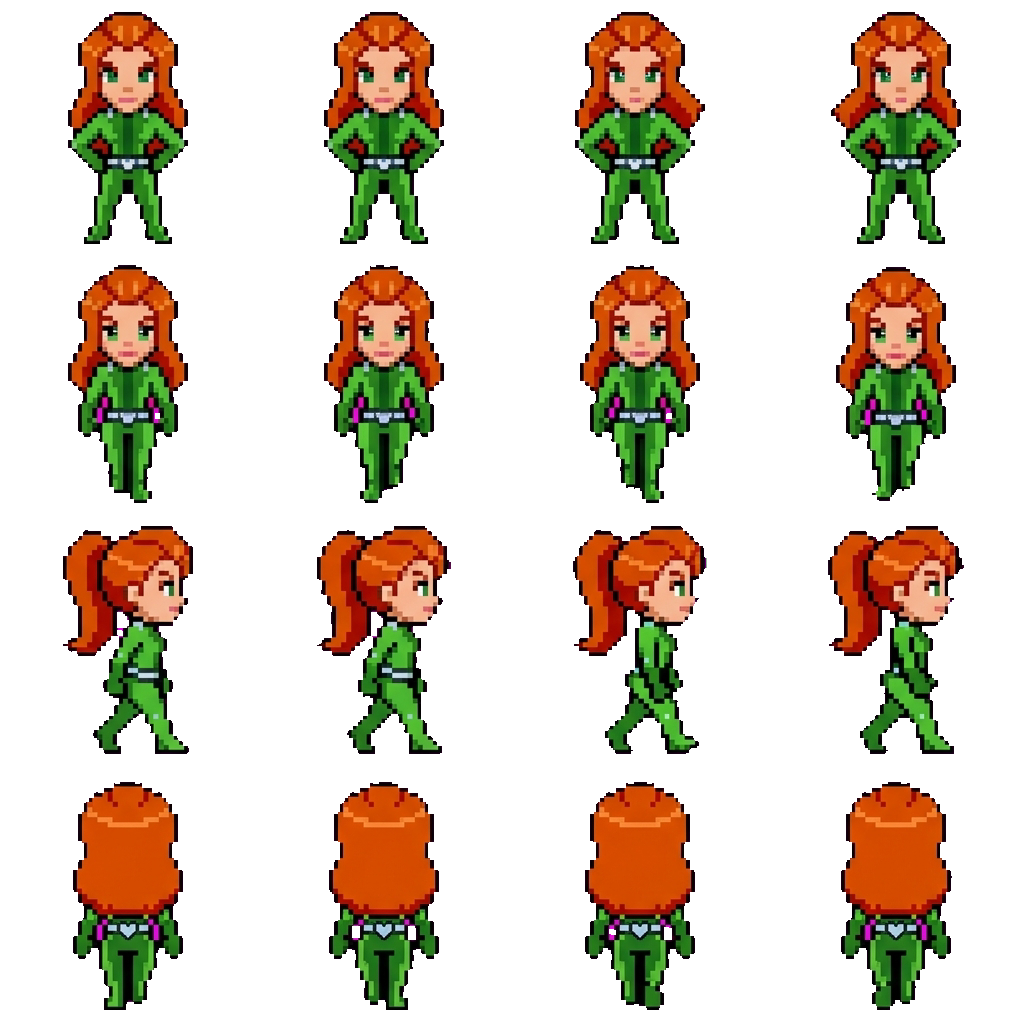 Sam movement sprite