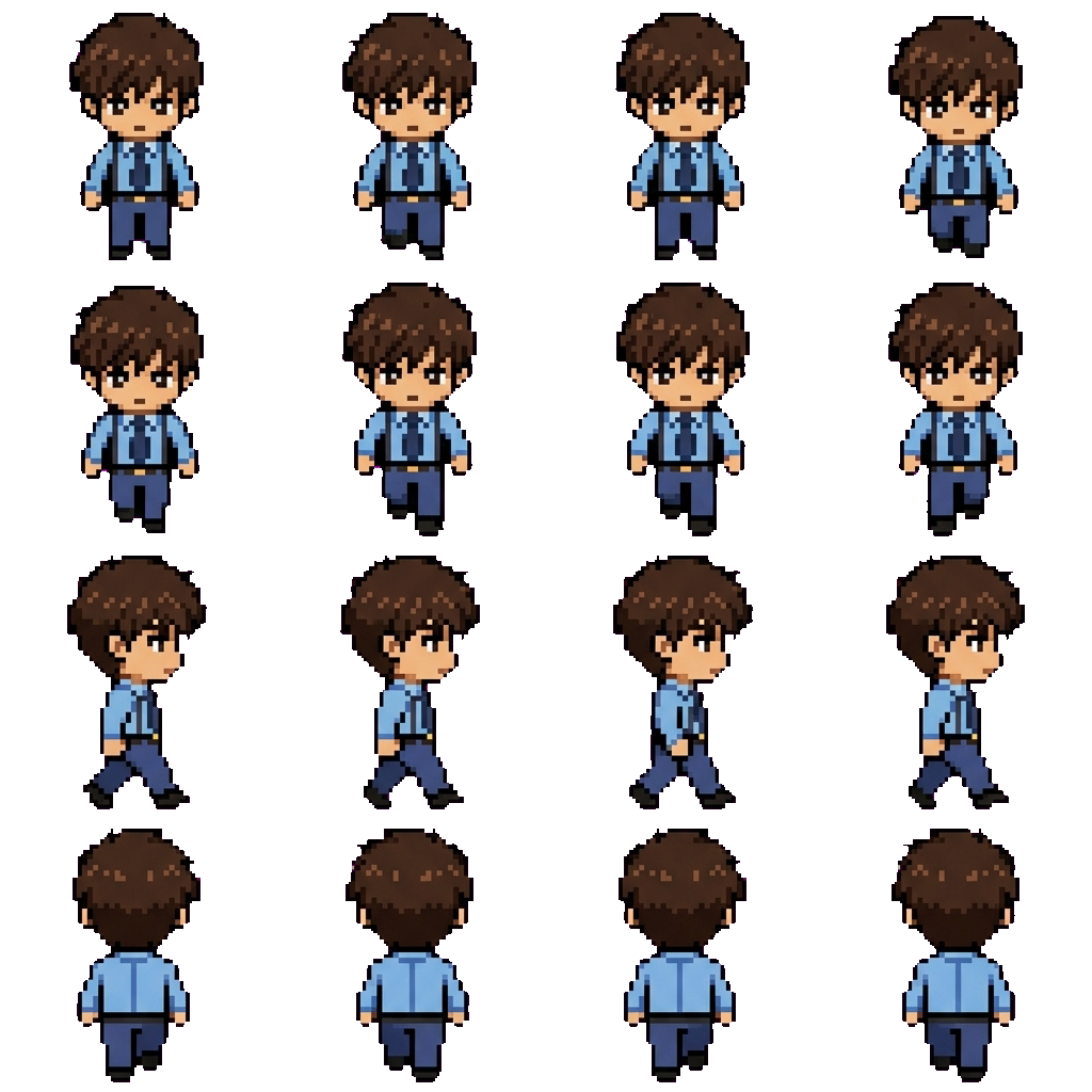 Toya Kinomoto movement sprite