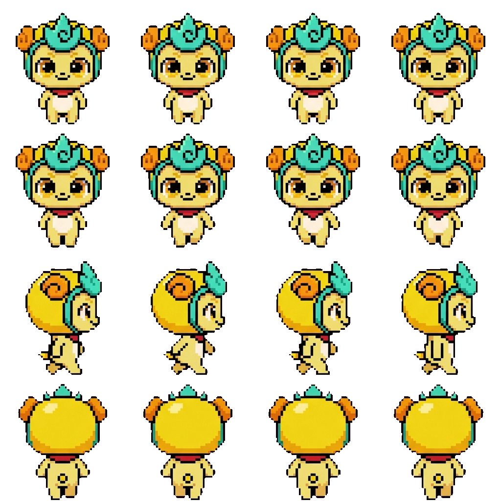 Zipping movement sprite