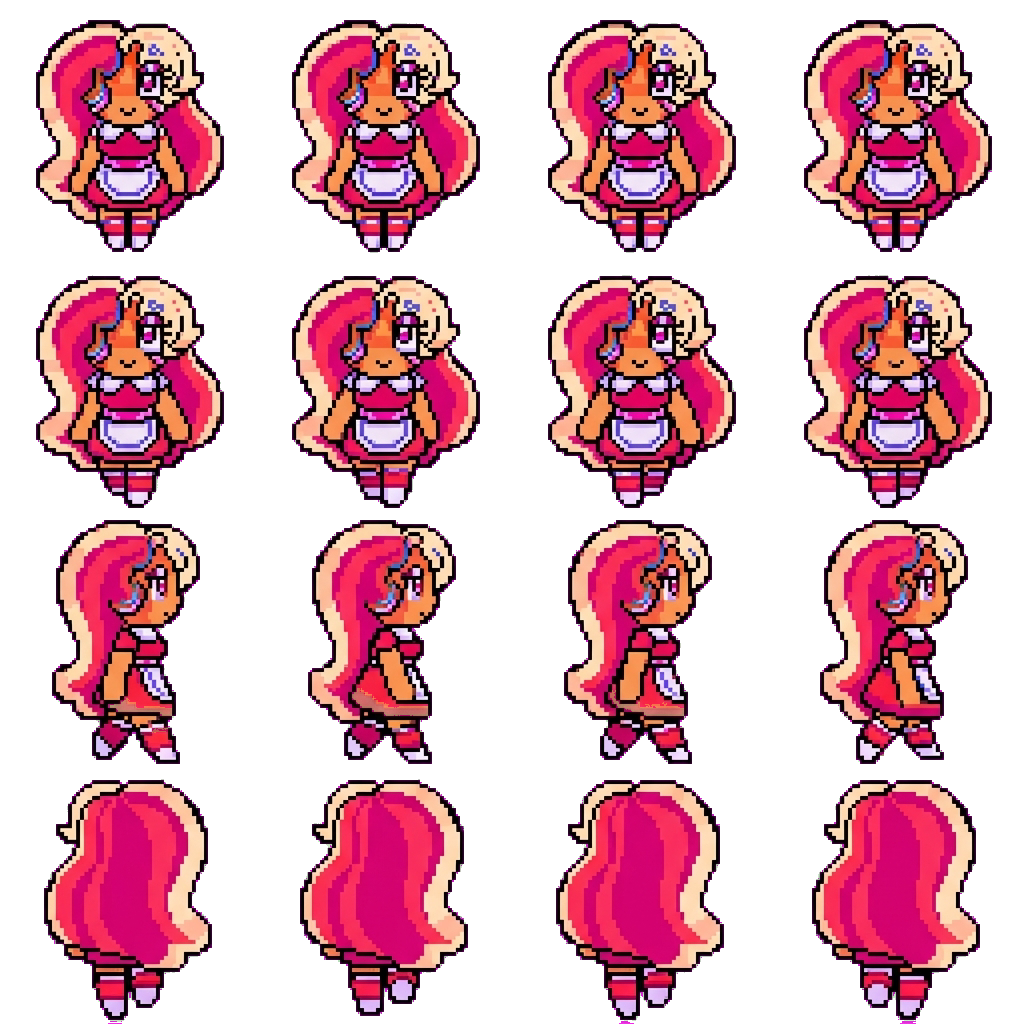 Ginger movement sprite