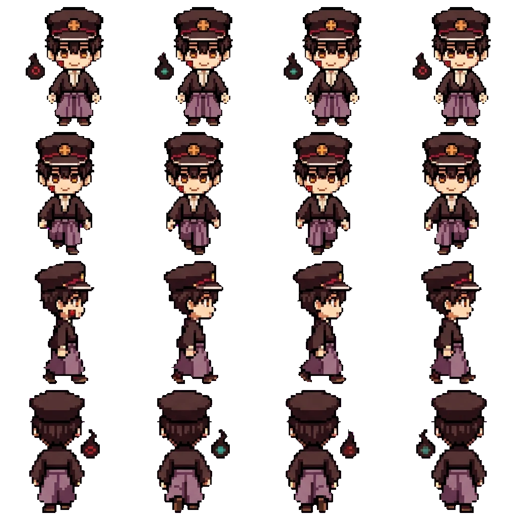 Yugi TSUKASA movement sprite