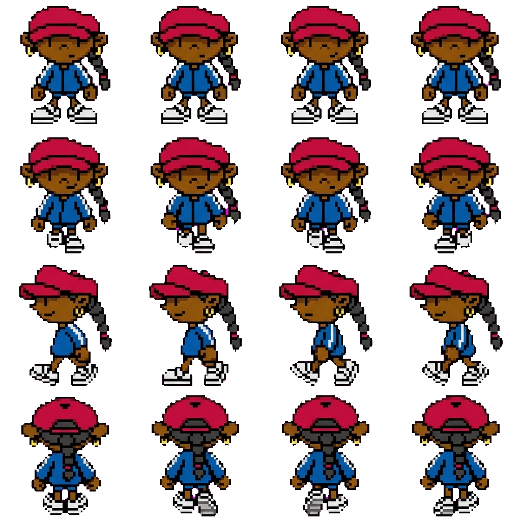 Número 5 movement sprite