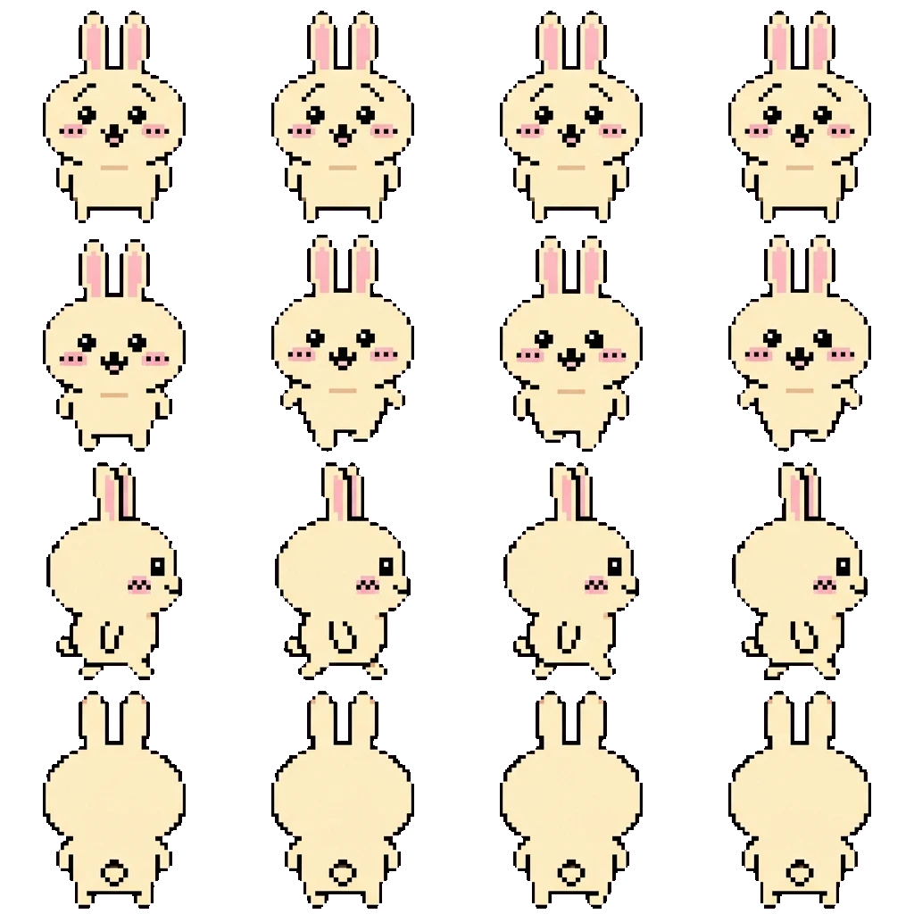Usagi movement sprite