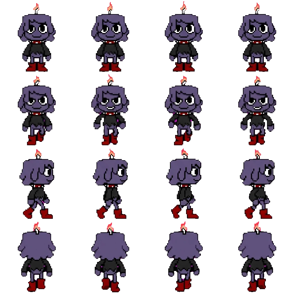 Waxwell movement sprite
